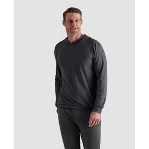 R.O.W. Right of Way Men's Adam Cozy Hoodie Pullover in Charcoal Grey Small $30